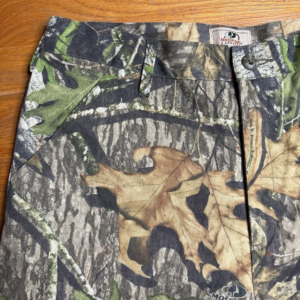 VNTG Mossy Oak Camo Cargo Pants Men L Style 0005 Obsession Hunting Camouflage